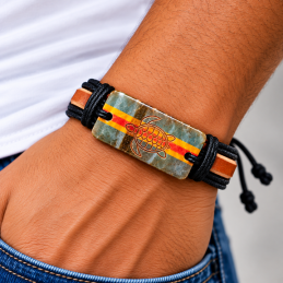 Sea Turtle Leather Bracelet