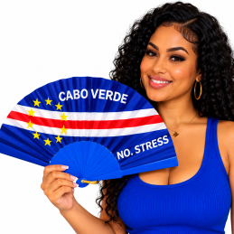 Cabo Verde “No Stress” Folding Fan