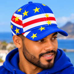 Cabo Verde Flag Baseball Cap – Blue