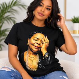 Cesária Évora Tribute Black T-Shirt
