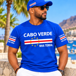Cabo Verde Nha Terra Blue T-Shirt