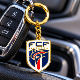 FCF Cabo Verde Football Keychain