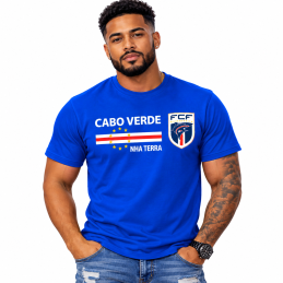 Cabo Verde Nha Terra FCF Blue T-Shirt