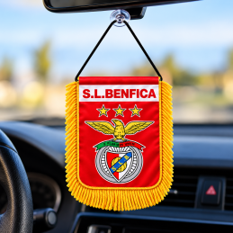 S.L. Benfica Car Hanging Pennant